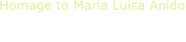 Homage to Maria Luisa Anido
Clara Campese, guitar
F.Tarrega, M.Llobet, M.L.Anido