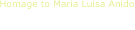 Homage to Maria Luisa Anido
Clara Campese, guitar
F.Tarrega, M.Llobet, M.L.Anido